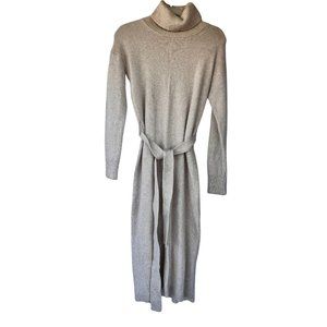Rachel Zoe Turtleneck Cream Sweater Dress